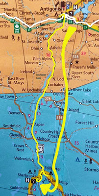 Map 134: Antigonish - Sherbrooke