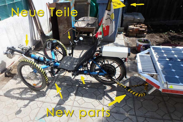 Solatrike. KG.Neue Teile / new parts
