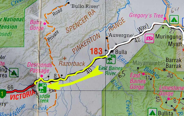 Tag 295: East Baines River - Saddle Creek
