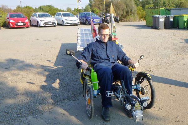 AU: Solatrike mit Julien von Solartuk bei Electric Vehicle EXPO 2019