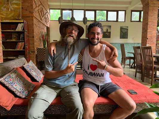 Indonesien.Bali.Ubud.David und Mehdi