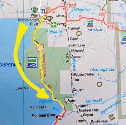 Map 84: Wawa - Agwa Bay