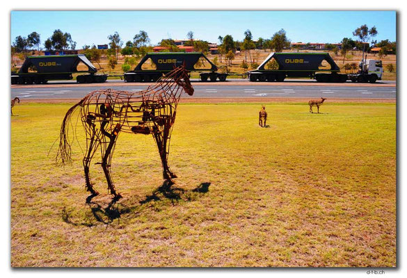 AU0291.Port Hedland,Art Metal Animals