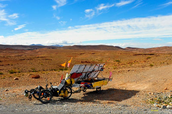 MA: Solatrike in High Atlas while charging