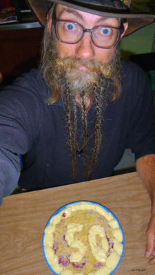 Neuseeland.Invercargill.Kuchen zum 50. Geburtstag
