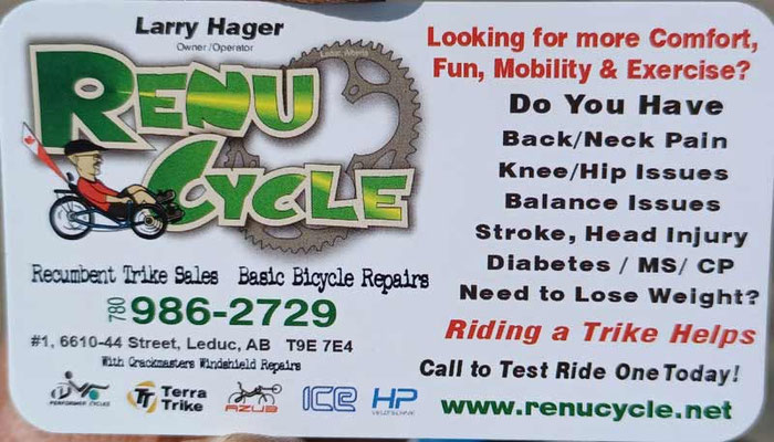 CA. Renu Cycles in Leduc