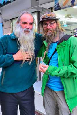 Hong Kong, Lamma Island, Nick the bookman & David