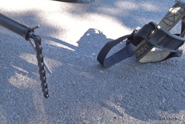 CA. Solatrike broken chain while crossing Montréal