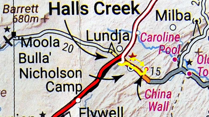 Tag 304: Halls Creek - China Wall - Halls Creek