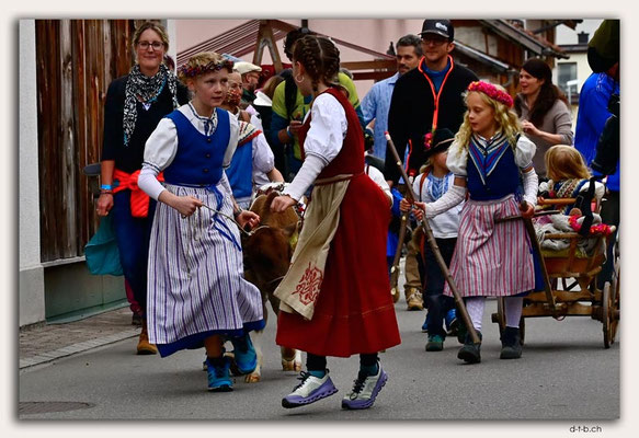CH1155.Alpspektakel Seewis. Kinderalpabzug