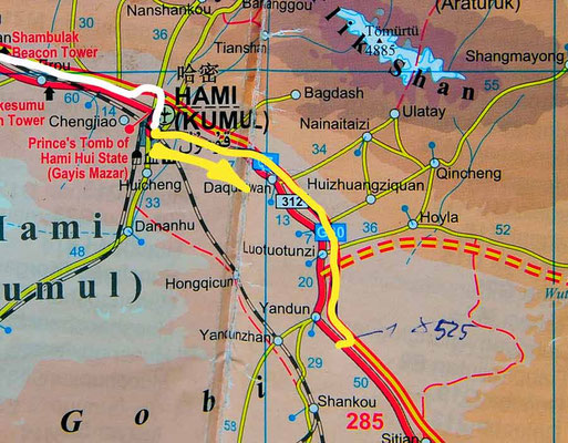 Tag 233: Hami - Yandun