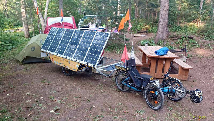 CA. Solatrike at the Camp in Matane