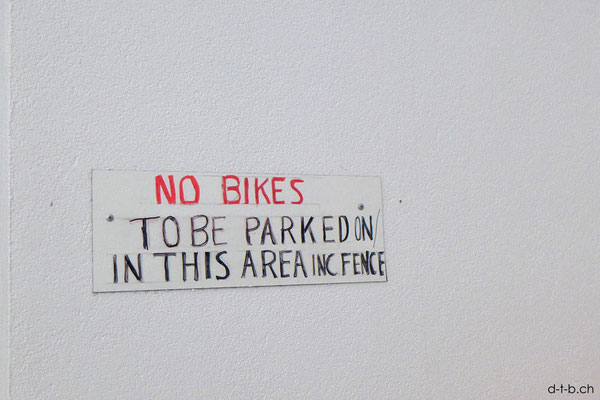 Australien.Port Adelaide. No Bikes