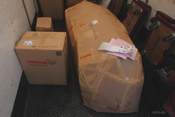 HK: Solatrike und Gepäck ist verpackt