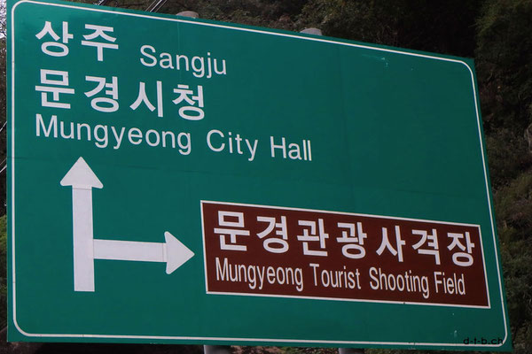 Südkorea. Touristen schiessen