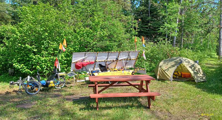 CA. Solatrike at Thunder Bay, Trowbridge Camp