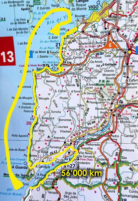 Map 208: Caminha - Canido (Spain)