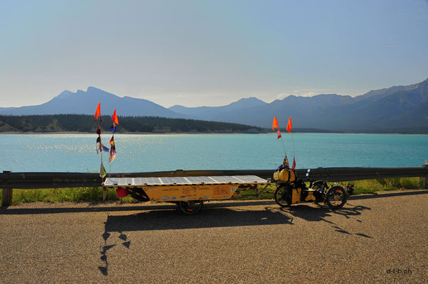 CA. Solatrike at Abraham Lake
