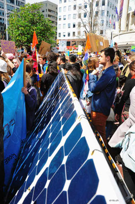 NZ: Solatrike in Auckland beim Schulstreik für das Klima