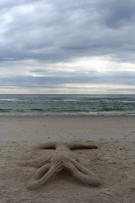 Sandskulptur "Nixe"