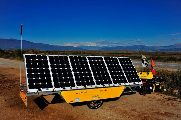 GR: Solatrike auf dem Weg zum Kerkini See
