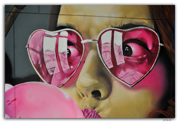 NZ1045.Chch.Detail of a Mural