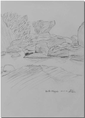  „Valle Maggia“     17.7.2000  21x14.5 cm  Bleistift auf Papier  Skizze 
