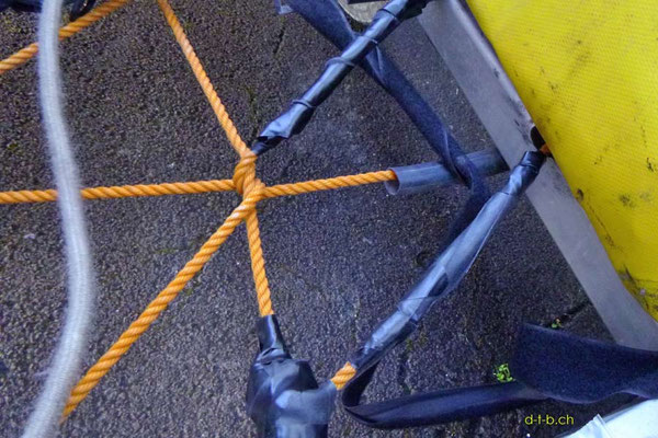 NZ: Solatrike Gepäcknetz repariert
