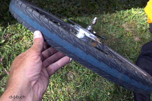 CA. Solatrike needs a new Tire