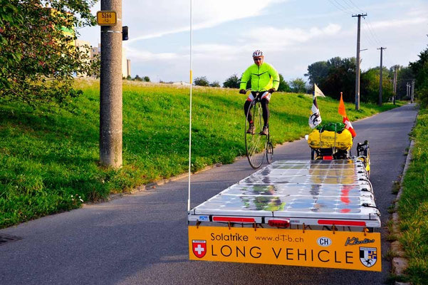CZ: Solatrike in Uhreský Brod, Hochradfahrer
