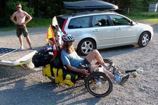 CZ: Nach dem Abschleppen den Berg hoch
