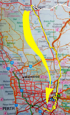 Tag 355: Gingin - Perth