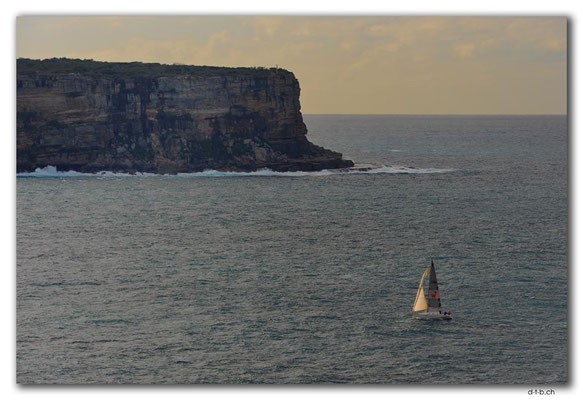 AU1618.Sydney.North Head + Sail Boat