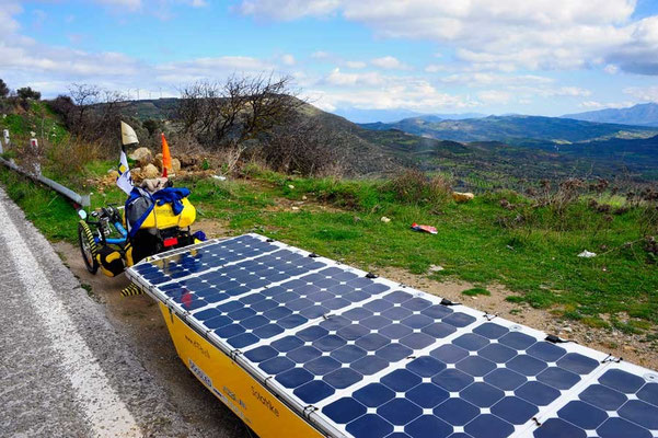 GR: Solatrike in Kreta,Passfahrt
