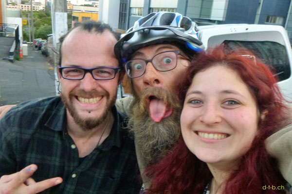 NZ: Rémy, David und Alice