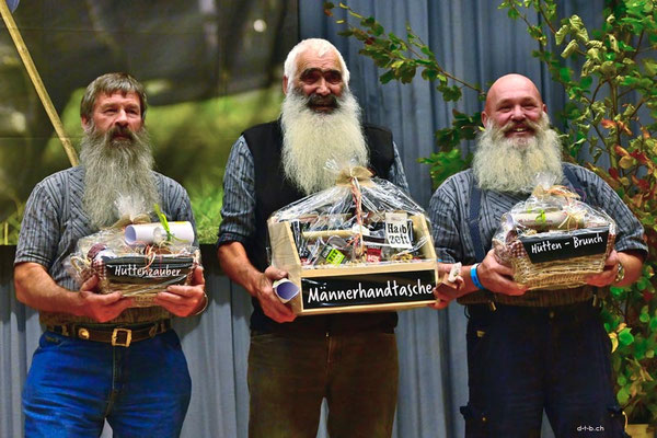 B178.Schweiz.Seewis.Alpenbarttreffen 2024. Vollbart naturale älpler Gewinner