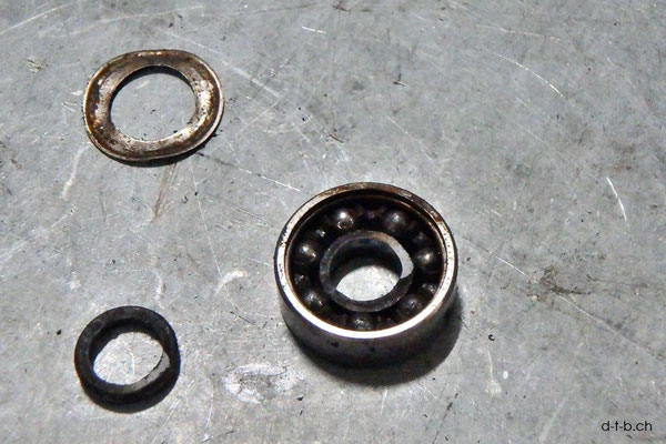 AU: Albany. Solatrike Vordermotor. Kugellager ersetzen