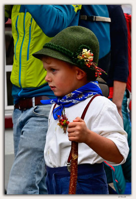 CH1158.Alpspektakel Seewis. Kinderalpabzug