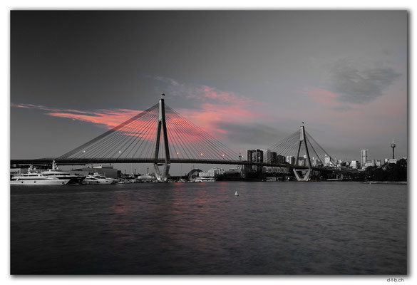 AU1709.Sydney.Glebe Point.ANZAC Bridge