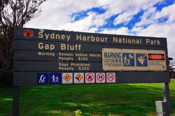 Australien.Sydney.Gap Bluff