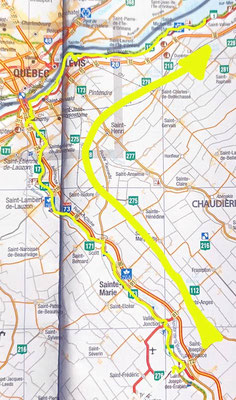 Map 104: Saint Joseph des Erables - Saint Vallier