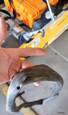 CA.Vancouver.Collecting the Solatrike, Flat tire right