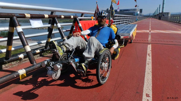 KR: Solatrike auf Brücke bei Stempelstelle Nr.9