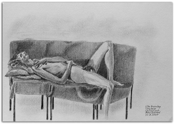 246.Skizze.Life drawing long pose.Martin.Christchurch.New Zealand