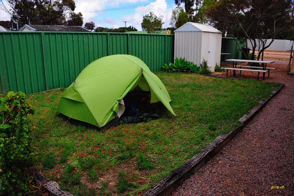 AU: Tent on a grass patch in Grass Patch