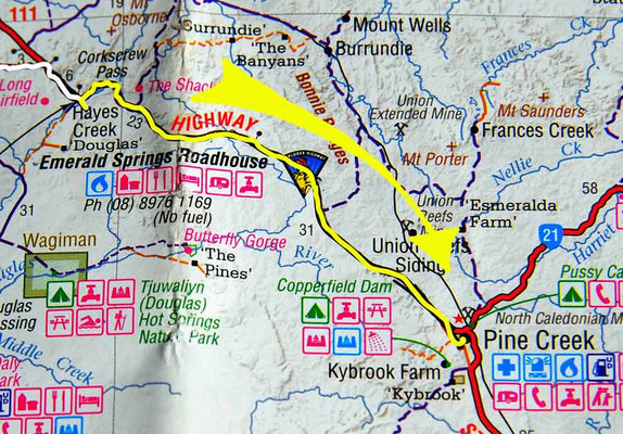 Tag 286: Hayes Creek - Pine Creek