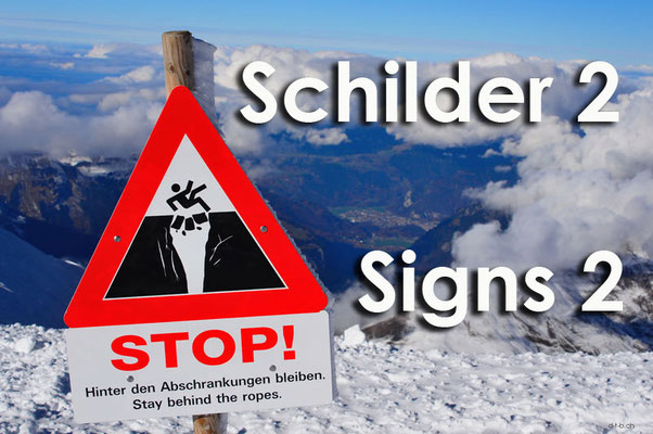 Fotogalerie Schilder 2 / Photogallery signs 2