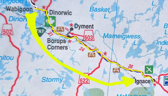 Map 75: Wabigoon Lake - Ignace