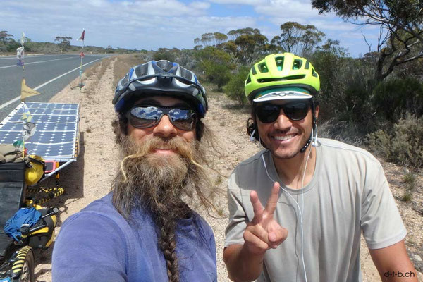 AU: David and Bikepacker Kean