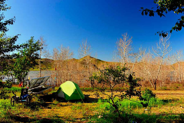 CN.Solatrike Camp am Yushugon Reservoir